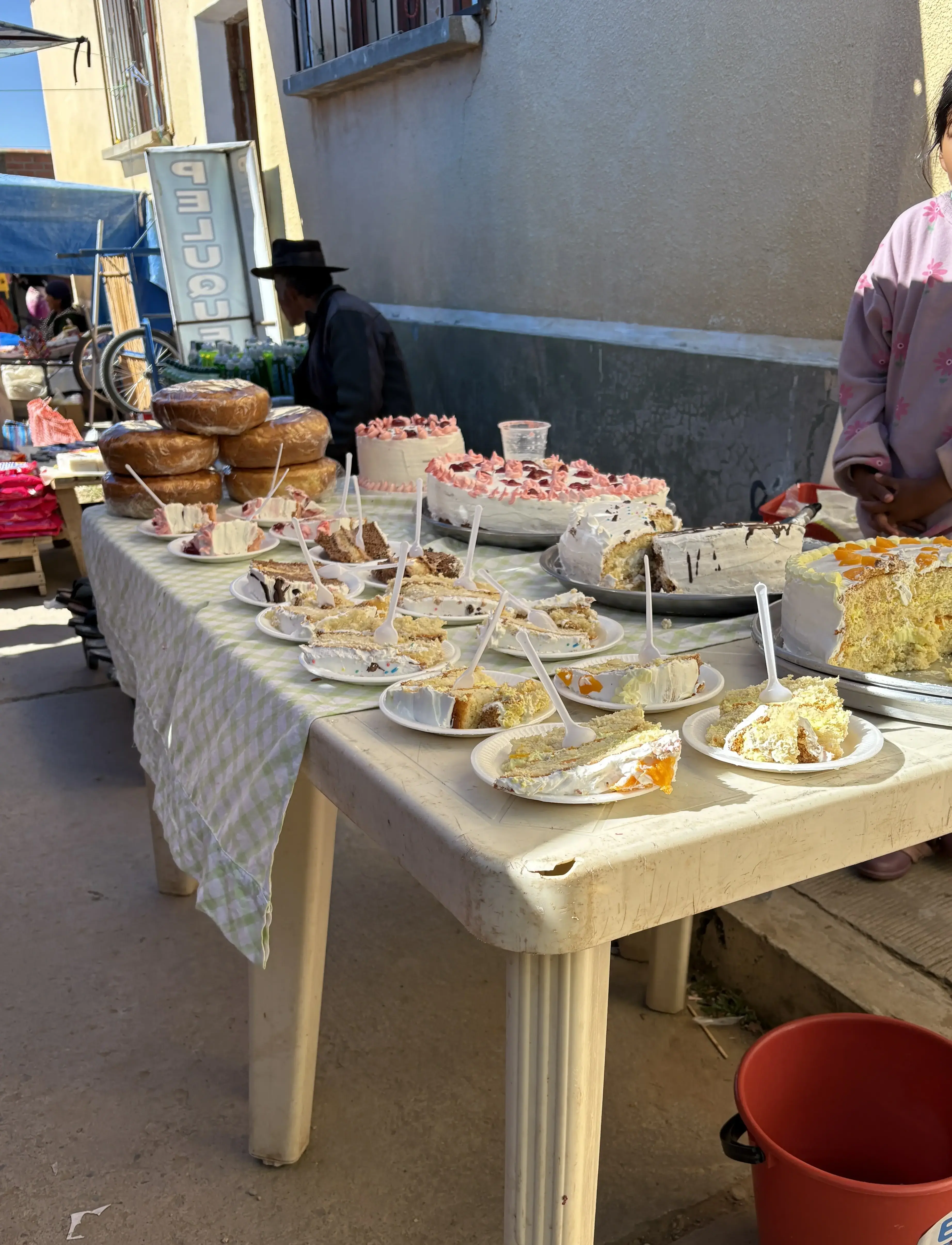 Cake at the market