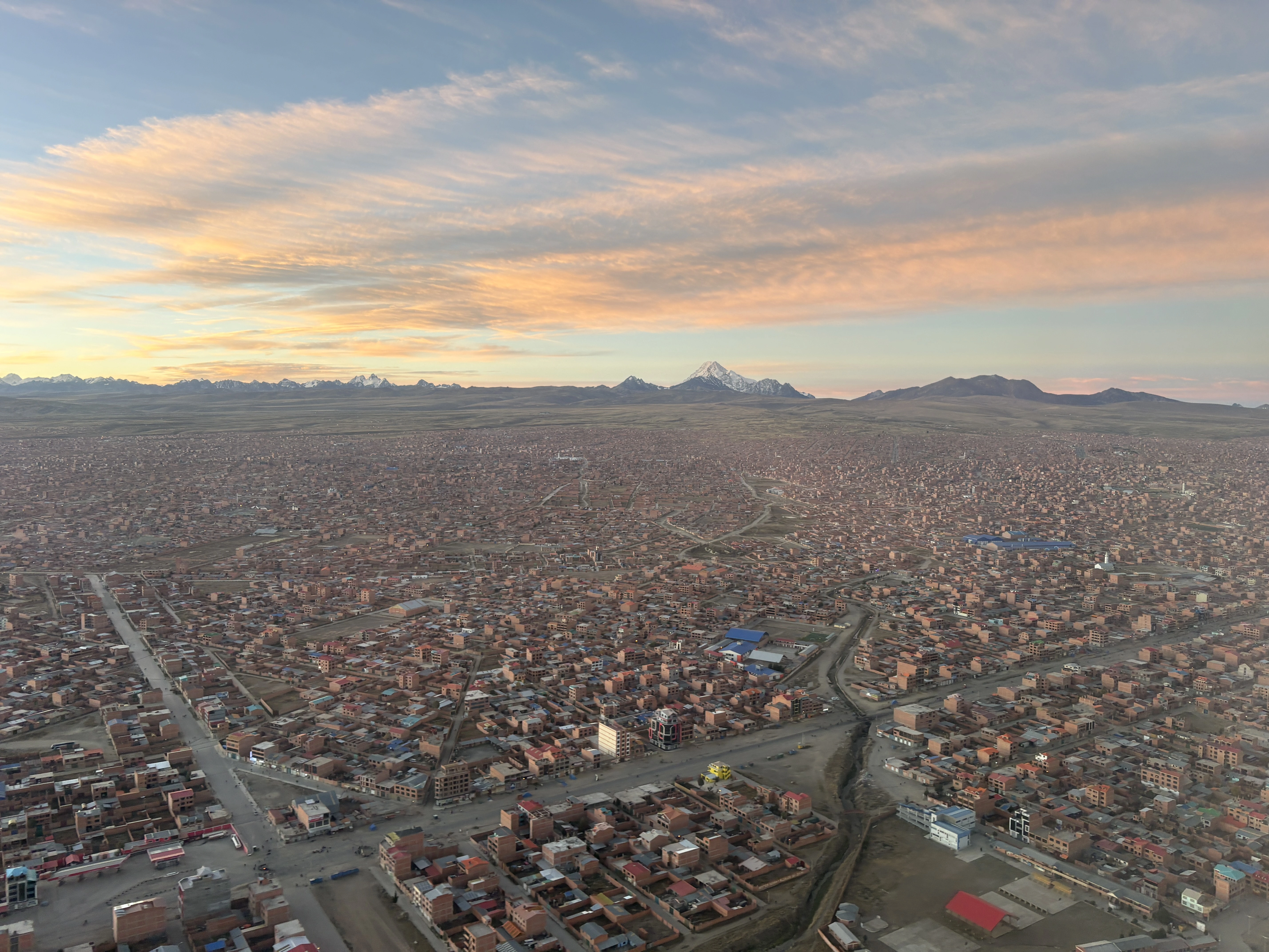 Illimani from El Alto